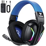 WESEARY WG1 Bluetooth Headset, 2,4G Wireless Gaming Headset mit Mikrofon für PS5, PS4, PC, Switch, Mac,…